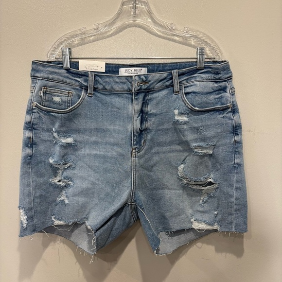Judy Blue Pants - Judy Blue Distressed Cut Off Shorts Women’s Plus Size 3XL NEW